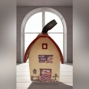 Vintage Barn-Shaped Bag